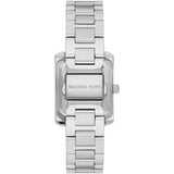 Buy Shop Michael Kors Emery Three-Hand Crystals White Dial Silver Steel Strap Watch for Women - MK4642 USA Online