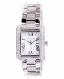 Buy Shop Michael Kors Emery Three-Hand Crystals White Dial Silver Steel Strap Watch for Women - MK4642 USA Online