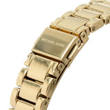 Buy Shop Michael Kors Pyper Three Hand White Dial Gold Steel Strap Watch For Women - MK4666 USA Online