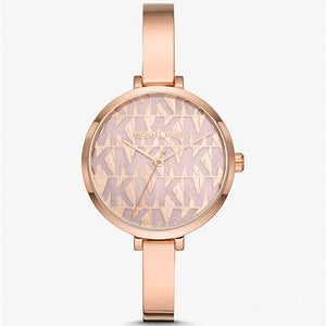 Buy Shop Michael Kors Naia Quartz Rose Gold Dial Rose Gold Steel Strap Watch for Women - MK4679 USA Online