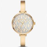 Buy Shop Michael Kors Naia Quartz Gold Dial Gold Steel Strap Watch for Women - MK4687 USA Online