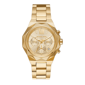 Buy Shop Michael Kors Raquel Analog Gold Dial Gold Steel Strap Watch For Women - MK4690 USA Online