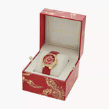 Buy Shop Michael Kors Camille Three-Hand Red Dial Red Leather Strap Watch for Women - MK4750 USA Online
