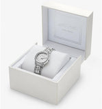 Buy Shop Michael Kors Sage Pavé Crystals Silver Dial Silver Steel Strap Watch for Women - MK4825LE USA Online