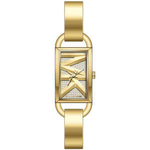 Buy Shop Michael Kors Empire Analog Gold Dial Gold Steel Strap Watch for Women - MK4840 USA Online