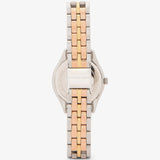 Buy Shop Michael Kors Harlowe Three-Hand Mother of Pearl White Dial Tri Tone Steel Strap Watch for Women - MK4846 USA Online