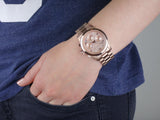 Buy Shop Michael Kors Runway Rose Gold Dial Rose Gold Steel Strap Watch for Women - MK5128 USA Online