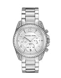 Buy Shop Michael Kors Blair Silver Dial Silver Steel Strap Watch for Women - MK5165 USA Online