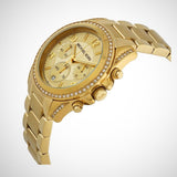 Buy Shop Michael Kors Runway Gold Dial Gold Steel Strap Watch for Women - MK5166 USA Online