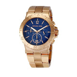 Buy Shop Michael Kors Bel Aire Blue Dial Rose Gold Steel Strap Watch for Women - MK5410 USA Online