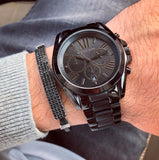 Buy Shop Michael Kors Bradshaw Black Dial Black Steel Strap Watch for Men - MK5550 USA Online