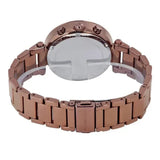 Buy Shop Michael Kors Parker Chronograph Brown Dial Brown Steel Strap Watch For Women - MK5578 USA Online