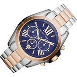 Buy Shop Michael Kors Bradshaw Blue Dial Two Tone Steel Strap Watch for Women - MK5606 USA Online