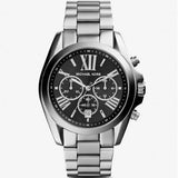 Buy Shop Michael Kors Bradshaw Black Dial Silver Steel Strap Watch for Men - MK5705 USA Online