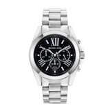 Buy Shop Michael Kors Bradshaw Black Dial Silver Steel Strap Watch for Men - MK5705 USA Online