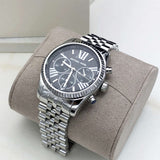 Buy Shop Michael Kors Runway Chronograph Black Dial Silver Steel Strap Watch For Women - MK5708 USA Online