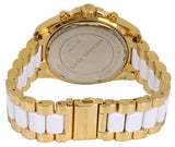 Buy Shop Michael Kors Bradshaw Chronograph White Dial Two Tone Steel Strap Watch For Women - MK5743 USA Online
