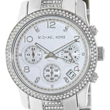 Buy Shop Michael Kors Runway White Dial Silver Steel Strap Watch for Women - MK5825 USA Online