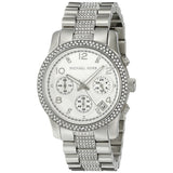 Buy Shop Michael Kors Runway White Dial Silver Steel Strap Watch for Women - MK5825 USA Online