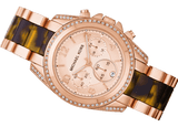 Buy Shop Michael Kors Blair Rose Gold Dial Two Tone Steel Strap Watch For Women - MK5859 USA Online