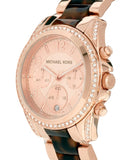Buy Shop Michael Kors Blair Rose Gold Dial Two Tone Steel Strap Watch For Women - MK5859 USA Online