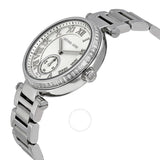 Buy Shop Michael Kors Skylar Silver Dial Silver Steel Strap Watch for Women - MK5866 USA Online