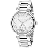 Buy Shop Michael Kors Skylar Silver Dial Silver Steel Strap Watch for Women - MK5866 USA Online