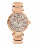 Buy Shop Michael Kors Skylar Rose Gold Dial Rose Gold Steel Strap Watch for Women - MK5868 USA Online