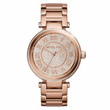 Buy Shop Michael Kors Skylar Rose Gold Dial Rose Gold Steel Strap Watch for Women - MK5868 USA Online