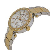 Buy Shop Michael Kors Parker White Dial Two Tone Steel Strap Watch for Women - MK6055 USA Online