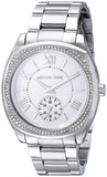 Buy Shop Michael Kors Bryn Quartz Silver Dial Silver Steel Strap Watch For Women - MK6133 USA Online