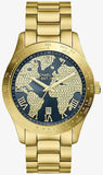 Buy Shop Michael Kors Layton Pave Blue Dial Gold Steel Strap Watch for Women - MK6243 USA Online