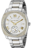 Buy Shop Michael Kors Bryn Silver Dial Silver Steel Strap Watch For Women - MK6277 USA Online