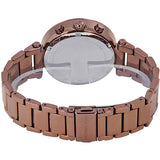 Buy Shop Michael Kors Parker Analog Quartz Brown Dial Brown Steel Strap Watch For Women - MK6378 USA Online