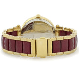 Buy Shop Michael Kors Parker Mother of Pearl Red Dial Two Tone Steel Strap Watch for Women - MK6427 USA Online
