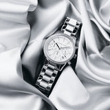 Buy Shop Michael Kors Ritz Silver Dial Silver Steel Strap Watch for Women - MK6428 USA Online