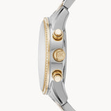 Buy Shop Michael Kors Ritz White Dial Two Tone Steel Strap Watch for Women - MK6474 USA Online