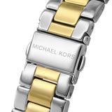 Buy Shop Michael Kors Ritz White Dial Two Tone Steel Strap Watch for Women - MK6474 USA Online