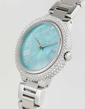Buy Shop Michael Kors Taryn Quartz Blue Dial Blue Steel Strap Watch For Women - MK6563 USA Online