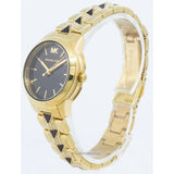 Buy Shop Michael Kors Runway Mercer Quartz Black Dial Two Tone Steel Strap Watch For Women - MK6672 USA Online