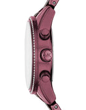 Buy Shop Michael Kors Ritz Chronograph Purple Dial Purple Steel Strap Watch For Women - MK6720 USA Online