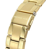 Buy Shop Michael Kors Runway Three-Hand Gold Dial Gold Steel Strap Watch For Women - MK6911 USA Online