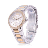 Buy Shop Michael Kors Camille Multifunction Silver Dial Two Tone Steel Strap Watch For Women - MK6982 USA Online