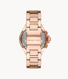 Buy Shop Michael Kors Layton Rose Gold Dial Rose Gold Steel Strap Watch for Women - MK6395 USA Online
