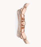 Buy Shop Michael Kors Kerry Purple Dial Rose Gold Stainless Steel Strap Watch for Women - MK3482 USA Online