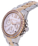 Buy Shop Michael Kors Everest Chronograph White Dial Two Tone Steel Strap Watch For Women - MK7214 USA Online