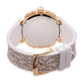 Buy Shop Michael Kors Sydney Quartz White Dial White Leather Strap Watch For Women - MK7221 USA Online