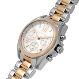 Buy Shop Michael Kors Bradshaw Chronograph White Dial Two Tone Steel Strap Watch For Women - MK7258 USA Online