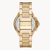 Buy Shop Michael Kors Camille Chronograph White Dial Gold Steel Strap Watch For Women - MK7270 USA Online