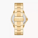 Buy Shop Michael Kors Bryn Quartz Gold Dial Gold Steel Strap Watch For Women - MK7317 USA Online